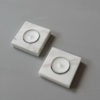 white candle holder