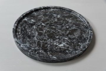 black plate marble